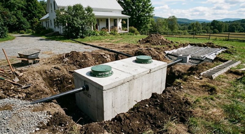 Sewage Tank Installation in Austin, TX