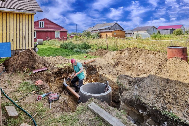 Aerobic Sewage Installation in Denver, CO